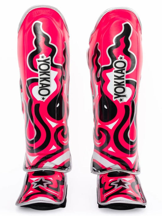 Flames Shin Guards